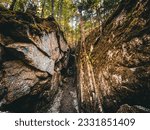 Small photo of Flume Gorge, New Hampshire, USA.