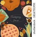 Thanksgiving Dinner Poster With ...