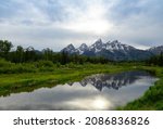 A Branch Of The Snake River At...