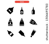 glue icon isolated sign symbol... | Shutterstock .eps vector #1506695783