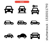 car icon isolated sign symbol... | Shutterstock .eps vector #1520311793