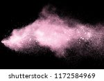 Pink Dust Particles Splash On...