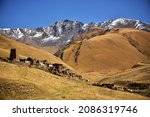 Small photo of The mountains of North Ossetia ,landscapes of the Zakka gorge