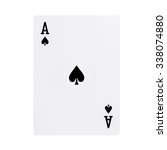 Ace of spades playing card ...