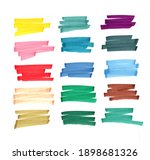 background stripes painted with ... | Shutterstock . vector #1898681326