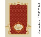 wedding invitation template.... | Shutterstock .eps vector #1851909949