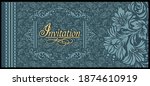 wedding invitation card... | Shutterstock .eps vector #1874610919