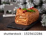 Christmas Yule Log Cake....