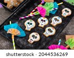 Day Of The Dead Cookies In...