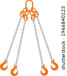 Orange Chain Four Branch With...