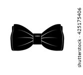 bow tie. man tie. vintage... | Shutterstock .eps vector #425175406