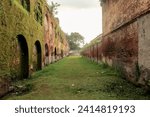 Small photo of Ambarawa, Central Java, Indonesia - December 23 2020: Benteng Fort Willem I or also known as Benteng Pendem Ambarawa. This fort, built in 1834 and completed in 1845, is located near the Railway