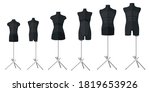 Set Tailor Mannequins Black...