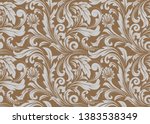 retro wallpaper and vintage... | Shutterstock .eps vector #1383538349