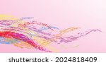 abstract color splash  wave... | Shutterstock .eps vector #2024818409