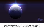 planet with blazing edge in... | Shutterstock .eps vector #2082540040