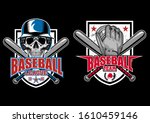 stock vector baseball emblem... | Shutterstock .eps vector #1610459146