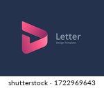 letter d with arrow logo icon... | Shutterstock .eps vector #1722969643
