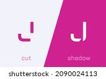 set of letter j minimal logo... | Shutterstock .eps vector #2090024113