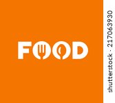 Food Word Sign Logo Icon Design ...