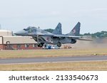 Small photo of Poland March 2021. Polish Air Force donates its entire fleet of Mikoyan MiG-29 Fulcrum fighter bombers to the air force of Ukraine. To help with its defence against the invading Russian forces.