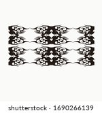 tribal art tattoos are arranged ... | Shutterstock .eps vector #1690266139