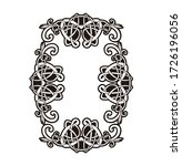 white floral and celtic... | Shutterstock .eps vector #1726196056