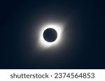 Small photo of A solar eclipse in the Atacama Desert