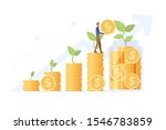 growing saving concept. young... | Shutterstock .eps vector #1546783859