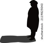 a woman praying body silhouette ... | Shutterstock .eps vector #2119825043
