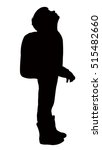 back to school kid silhouette | Shutterstock .eps vector #515482660