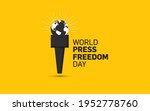 world press freedom day concept ... | Shutterstock .eps vector #1952778760