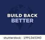 build back better  g7 economic... | Shutterstock .eps vector #1991365340