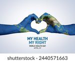 World health day concept. heart ...