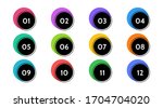 bullet points  info markers.... | Shutterstock .eps vector #1704704020