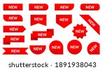 sticker tag new ribbon icon... | Shutterstock .eps vector #1891938043
