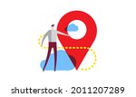 address navigation checking ... | Shutterstock .eps vector #2011207289