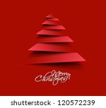 modern abstract christmas tree... | Shutterstock .eps vector #120572239