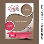 vector fashion brochure  flyer  ... | Shutterstock .eps vector #141660496