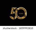 gold text 50th years... | Shutterstock .eps vector #1859992810