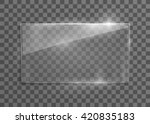 vector glass frame. isolated on ... | Shutterstock .eps vector #420835183