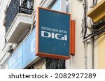 Small photo of VALENCIA, SPAIN - NOVEMBER 29, 2021: DIGI is a Romanian telecommunication holding company