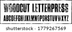 vintage woodcut letterpress... | Shutterstock .eps vector #1779267569