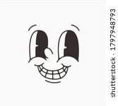 old cartoon mascot character... | Shutterstock .eps vector #1797948793
