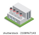 isometric industrial building... | Shutterstock .eps vector #2108967143