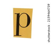letter p magazine cut out font  ... | Shutterstock . vector #2159464739