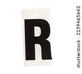 letter r magazine cut out font  ... | Shutterstock . vector #2159465643