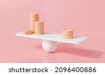 coins stacks on weighing scales ... | Shutterstock . vector #2096400886