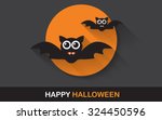 flat design for halloween. can... | Shutterstock .eps vector #324450596