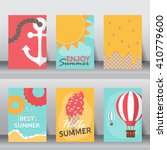 summer  holiday  vacation... | Shutterstock .eps vector #410779600